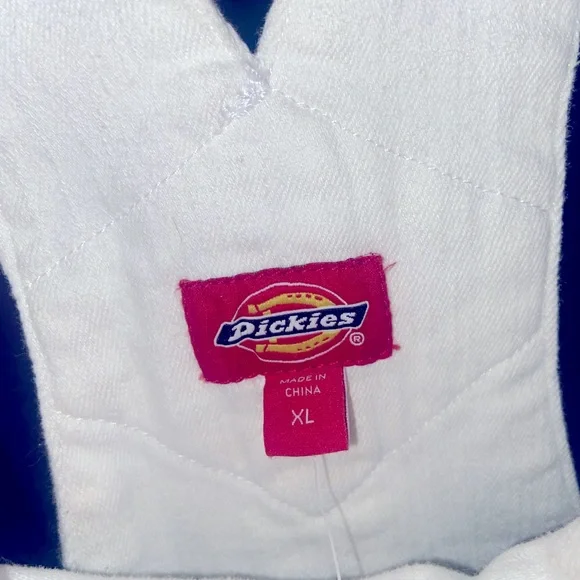 **SOLD**Dickies White Short Overalls - (Juniors XL) **NWT** - Picture 4 of 5